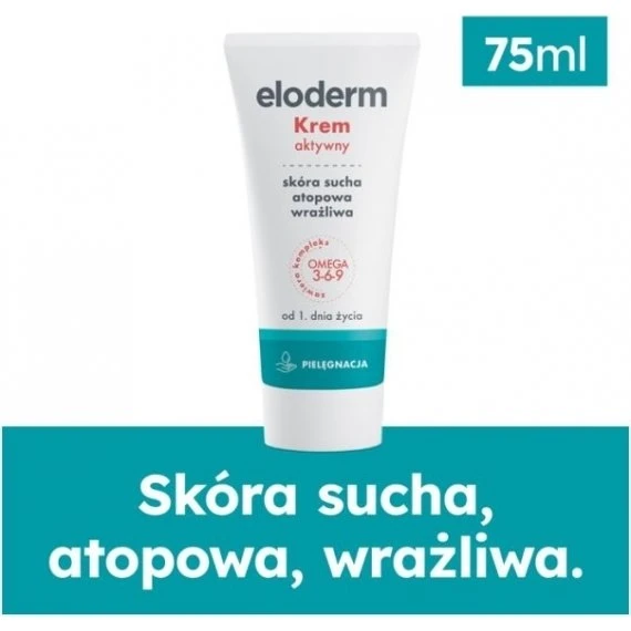 Eloderm Krem aktywny od 1 dnia życia, 75 ml