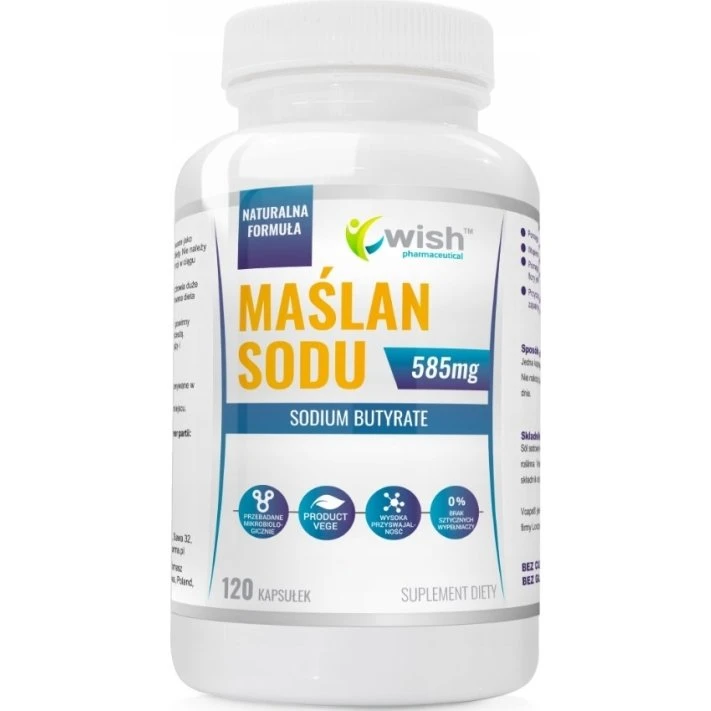 Wish Maślan Sodu 585mg 120 kapsułek
