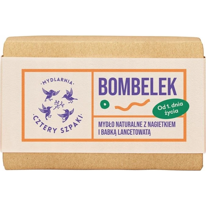 Mydlarnia Cztery Szpaki Bombelek - Naturalne mydło z nagietkiem 110g