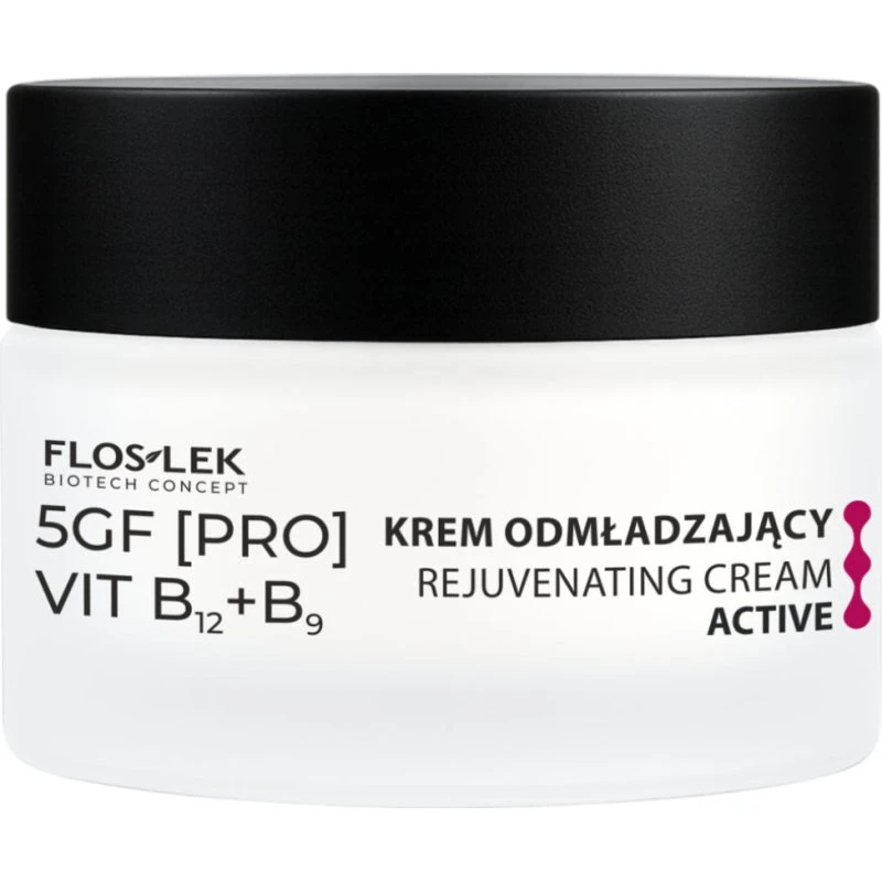 Floslek 5GF [PRO] VIT B12+B9 Krem odmładzający Active 50ml