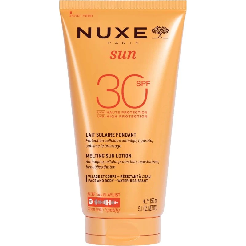 Nuxe Sun Melting Sun Lotion SPF30 Twarz i Ciało 150 ml