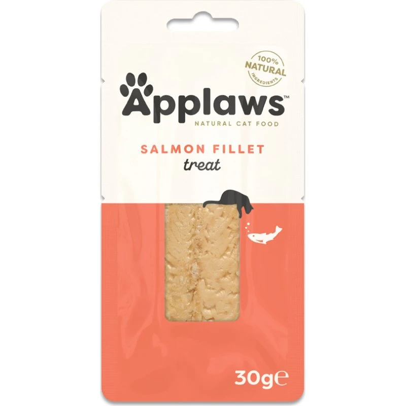 Applaws Cat Loin Filet z Łososia - 3 x 30 g