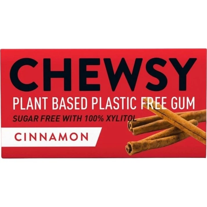 CHEWSY Guma do żucia cynamonowa z ksylitolem 15g