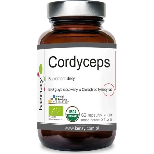 Kenay Cordyceps Sinensis 525mg 60 kapsułek