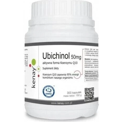 Kenay Ubichinol Koenzym Q10 50 mg 300 kapsułek