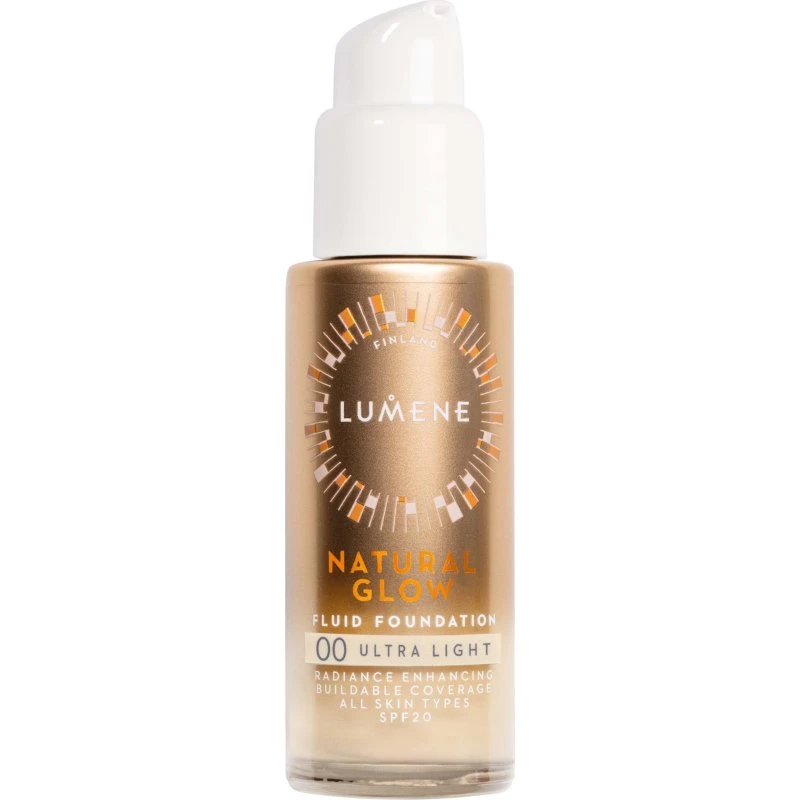 Lumene Natural Glow Fluid Foundation SPF 20 00 Ultra Light 30 ml