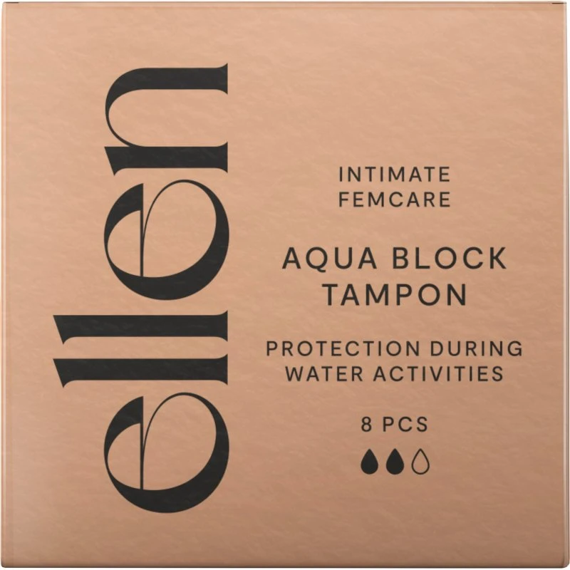 Ellen Aqua Block Tampon 8 sztuk