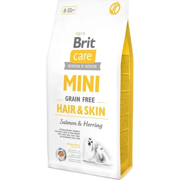 Brit Care Mini Grain Free Hair & Skin karma sucha 7 kg