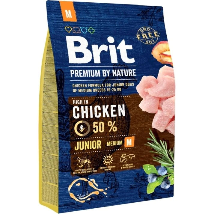 Brit Premium by Nature Junior M sucha karma dla psów, 3 kg
