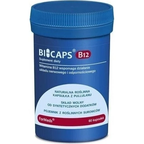 Formeds Bicaps B12 60 kapsułek - Metylokobalamina