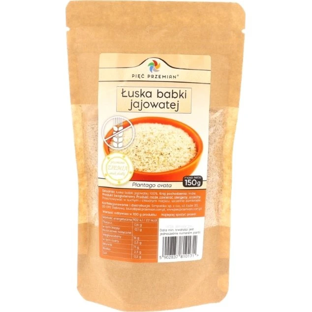 Pięć Przemian Łuska babki jajowatej 150 g