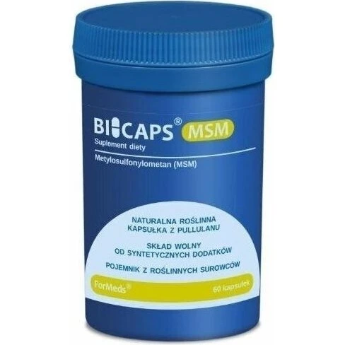 BICAPS MSM 60 kapsułek - Organiczna Siarka na Stawy