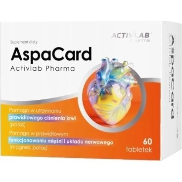 ActivLab AspaCard 60 tabletek - Wsparcie serca i układu krążenia