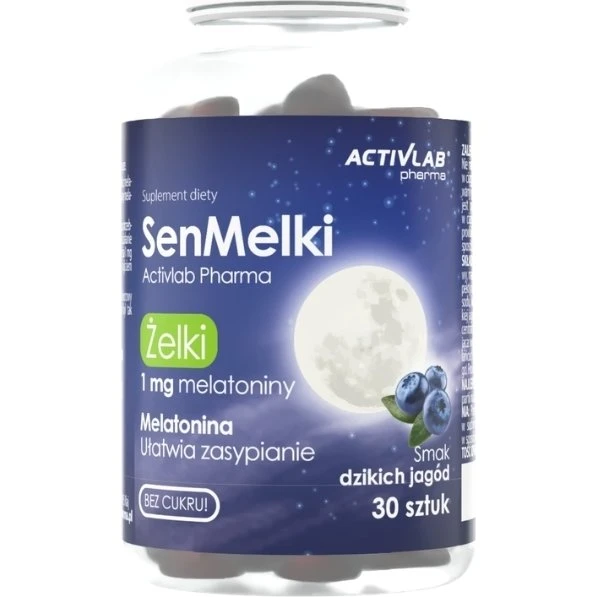 Activlab SenMelki żelki z melatoniną 1 mg 30 sztuk