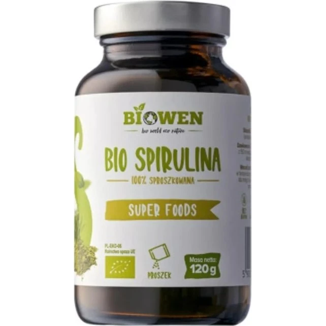 Biowen Spirulina w proszku BIO 120 g