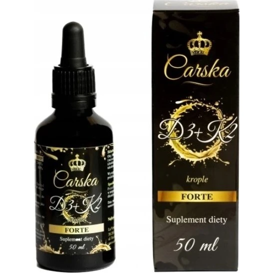 Carska Witaminy D3 + K2 Forte 50 ml (1600 porcji)