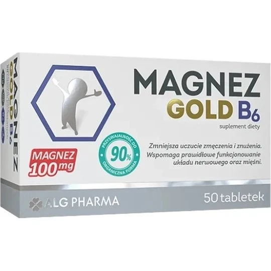 Alg Pharma Magnez Gold B6 50 tabletek