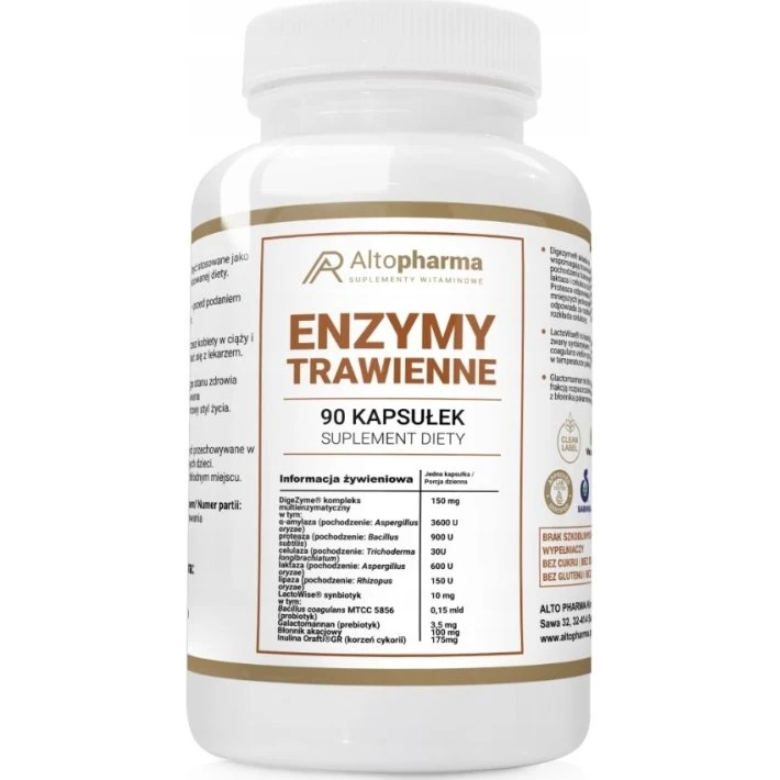 Altopharma Enzymy Trawienne 90 kapsułek
