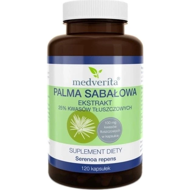 Medverita Palma Sabałowa 120 kapsułek - ekstrakt 25%