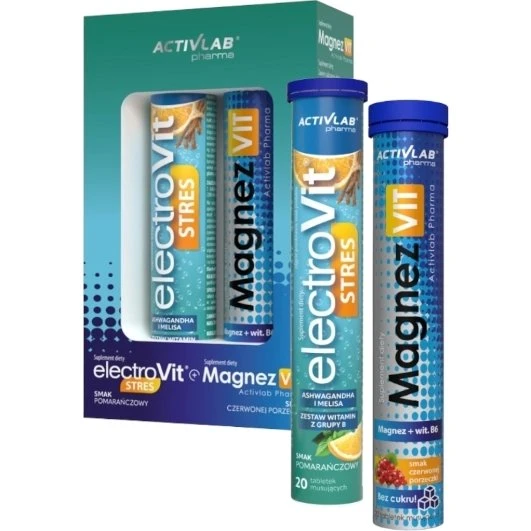 Activlab Pharma ElectroVit Stres + MagnezVit z B6, 2x20 tabl.