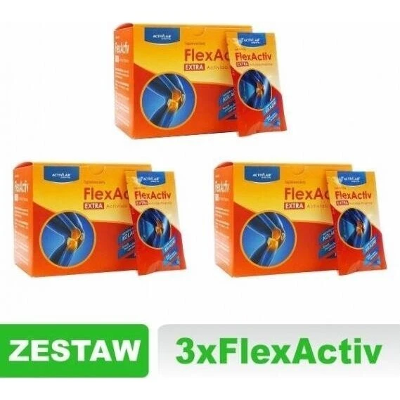 Activlab FlexActiv Extra Kolagen + Witamina C, 3 x 30 saszetek