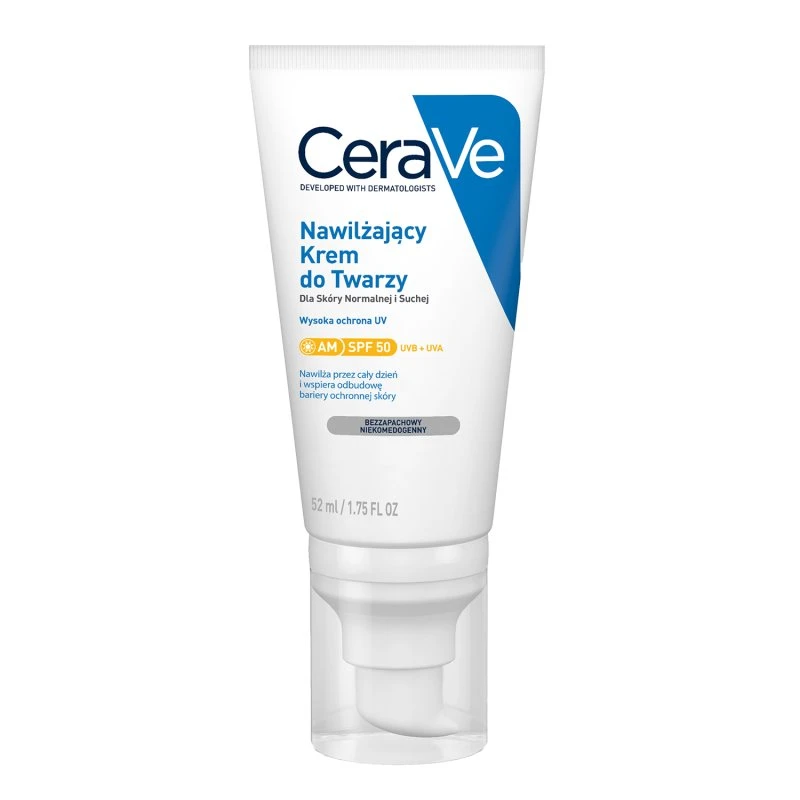 CeraVe Nawilżający Krem do Twarzy SPF 50 52 ml