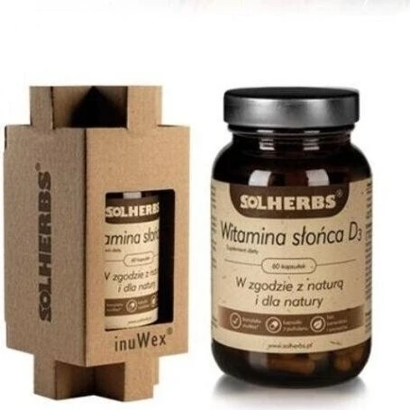SOLHERBS Witamina D3 50 mcg (2000 j.m.) - 60 kapsułek