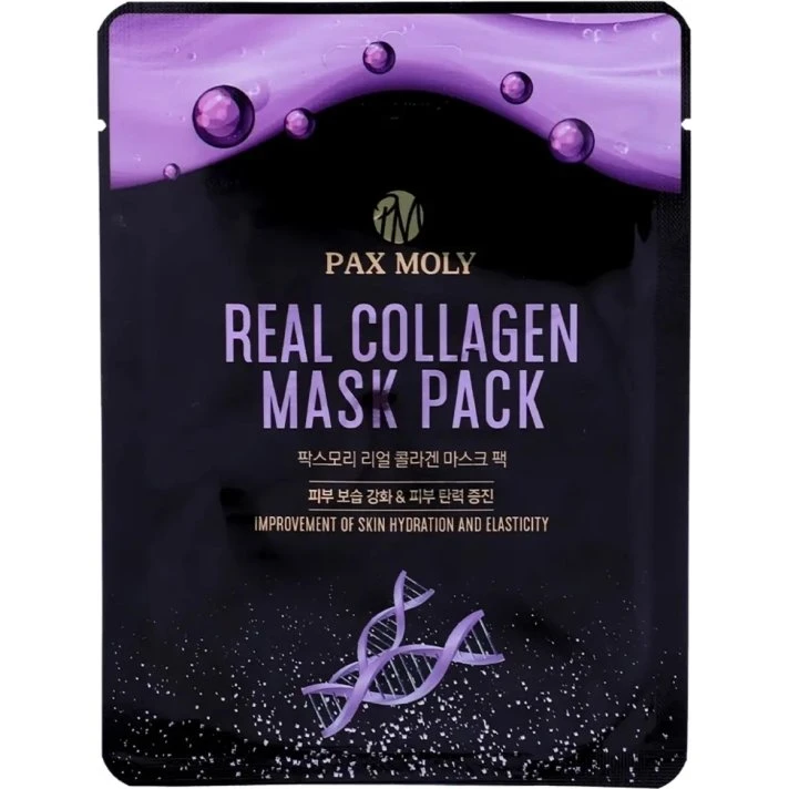 PAX MOLY Real Collagen Mask Pack - Maska w płachcie 25 ml
