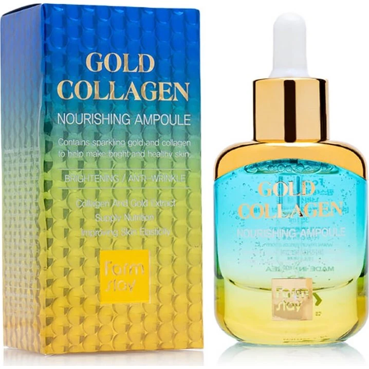 Farmstay Gold Collagen Nourishing Ampule 35ml - Ampułka z kolagenem