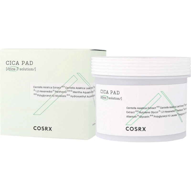 COSRX Pure Fit Cica Pad - Kojące płatki z wąkrotą azjatycką, 90 szt.