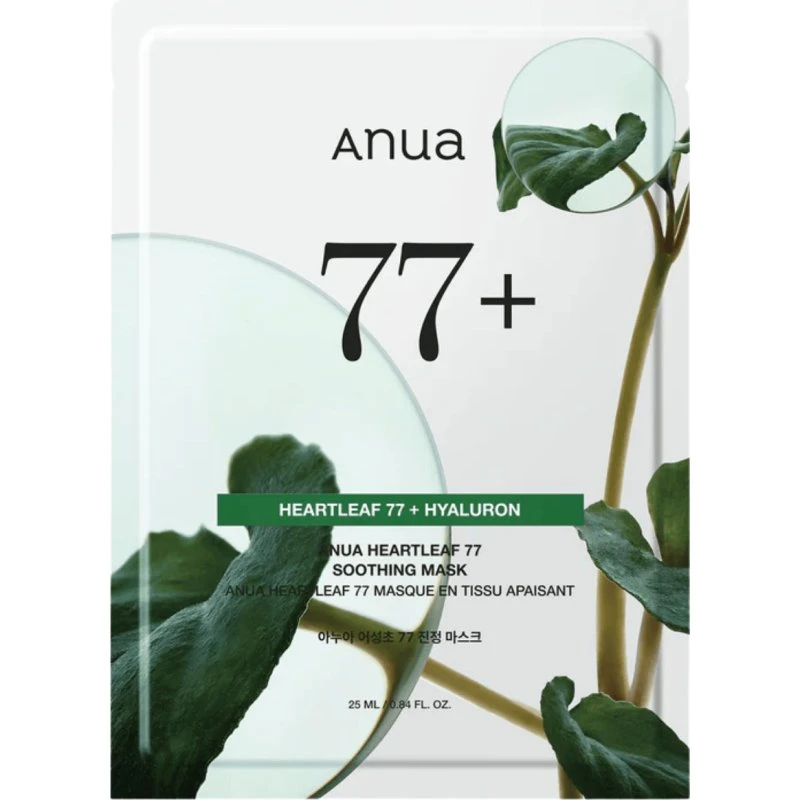 ANUA Heartleaf 77 Soothing Mask, 25 ml - Maska nawilżająca