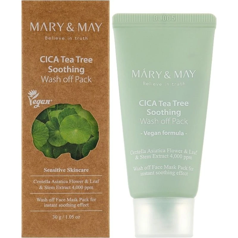 Mary&May CICA TeaTree Soothing Wash off Pack 30g