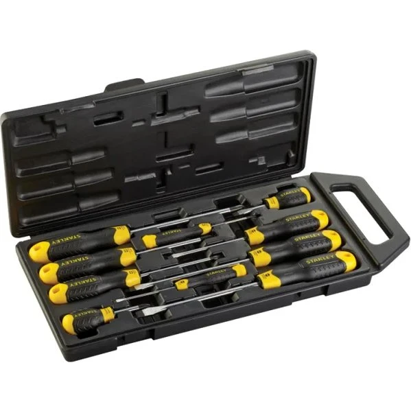 STANLEY Wkrętaki Cushion Grip 10 szt. pł+PH