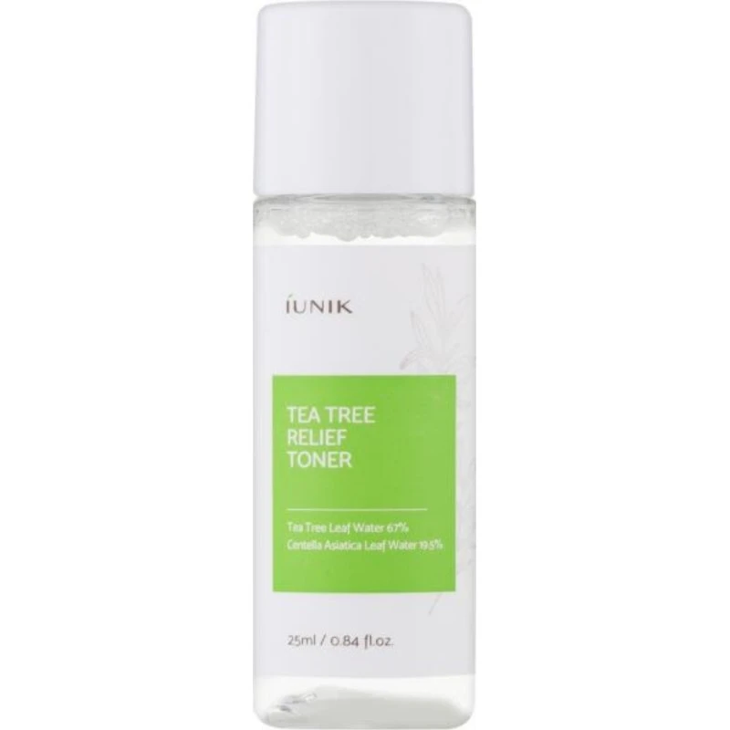iUNIK Tea Tree Relief Toner, 25ml - kojący tonik do twarzy