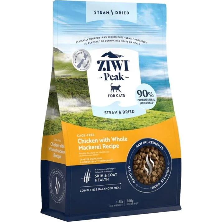Ziwi Peak Steam&Dried Kurczak z Makrelą 800 g