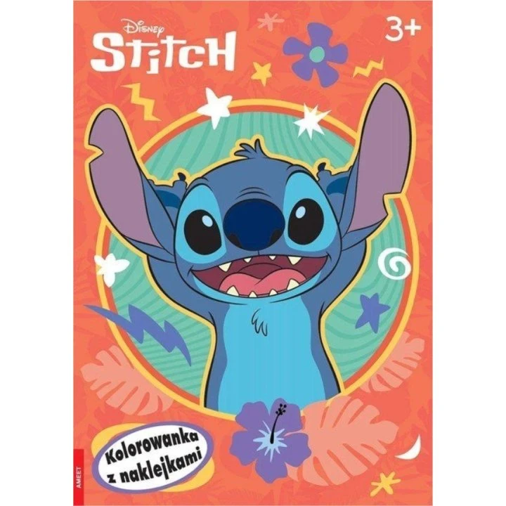Disney Stitch: Kolorowanka z naklejkami