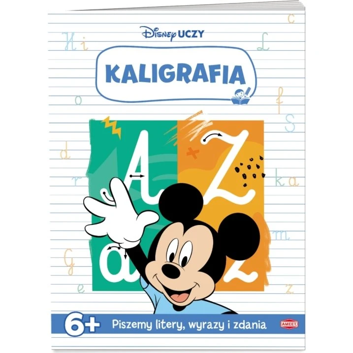 Disney Uczy Miki: Kaligrafia - Książka do nauki pisania