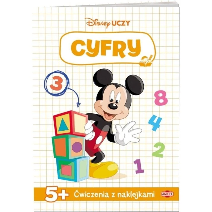Disney Uczy Miki: Ćwiczenia z naklejkami - Cyfry
