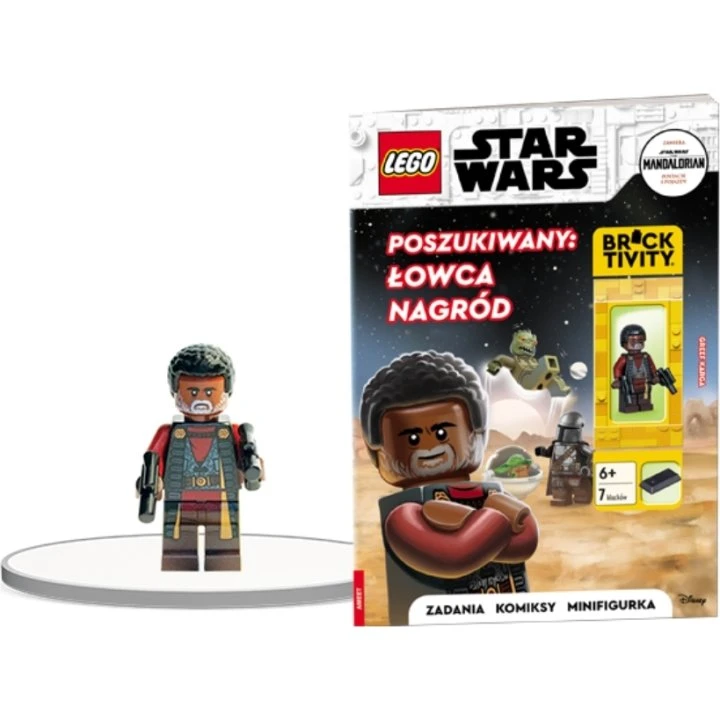 LEGO Star Wars Poszukiwany: Łowca nagród - książka i minifigurka Greefa Kargi