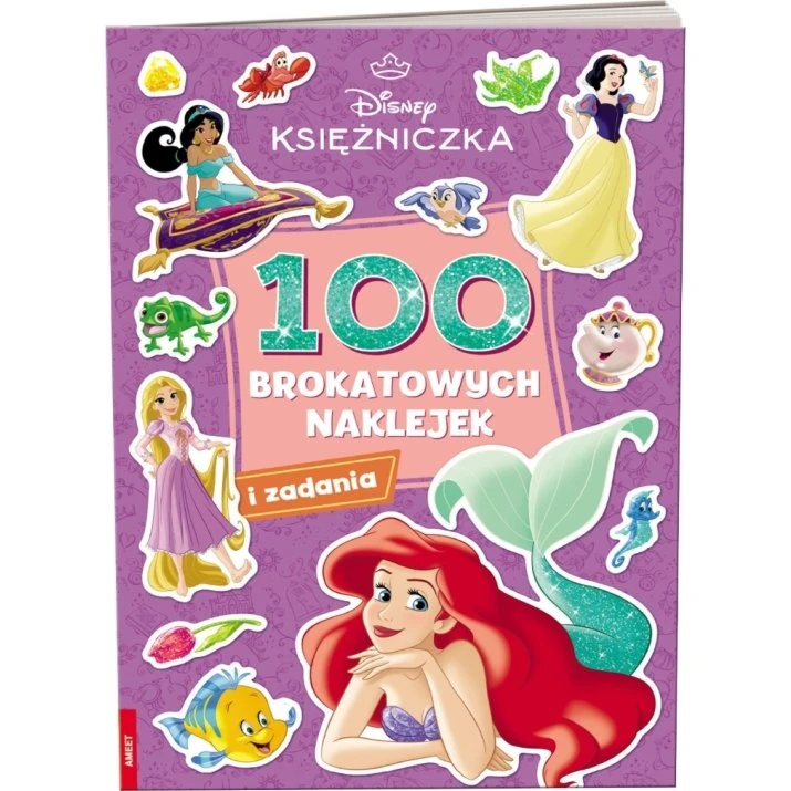 Disney Księżniczka: 100 brokatowych naklejek