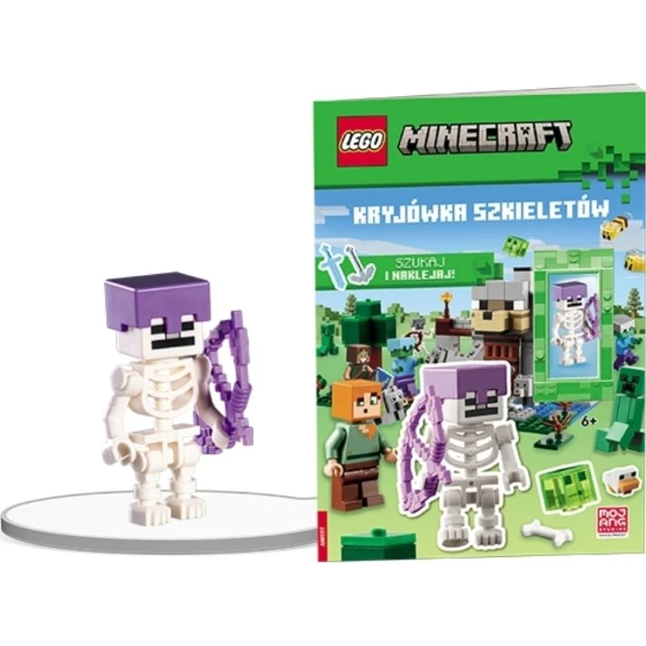 LEGO Minecraft Kryjówka Szkieletów: Książka + Figurka