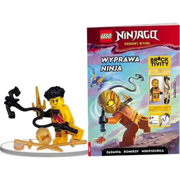 LEGO NINJAGO Wyprawa ninja: książka + minifigurka Arina