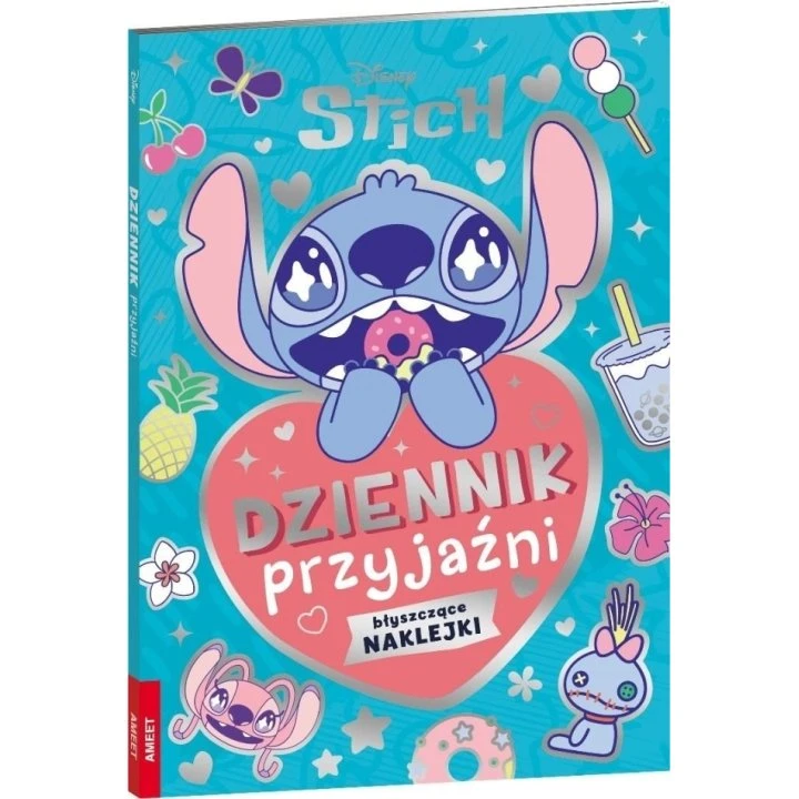Disney Stitch Dziennik Przyjaźni z naklejkami