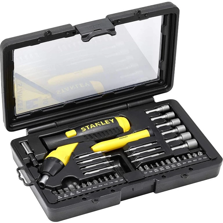 Stanley Zestaw bitów 40 cz. z grzechotką i przegubem
