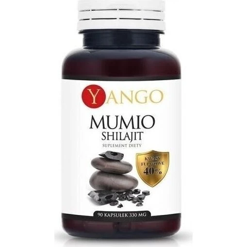 Yango Mumio Shilajit 40% kwasów fulwowych 90 kapsułek