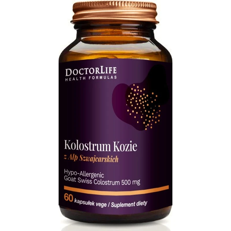 Doctor Life Kolostrum Kozie 500mg - 60 kapsułek