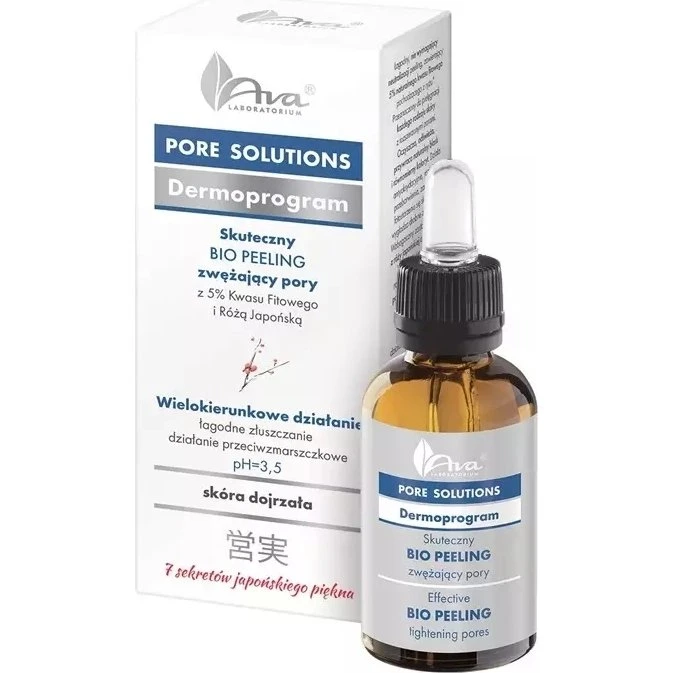 AVA Pore Solutions BIO peeling zwężający pory 30ml