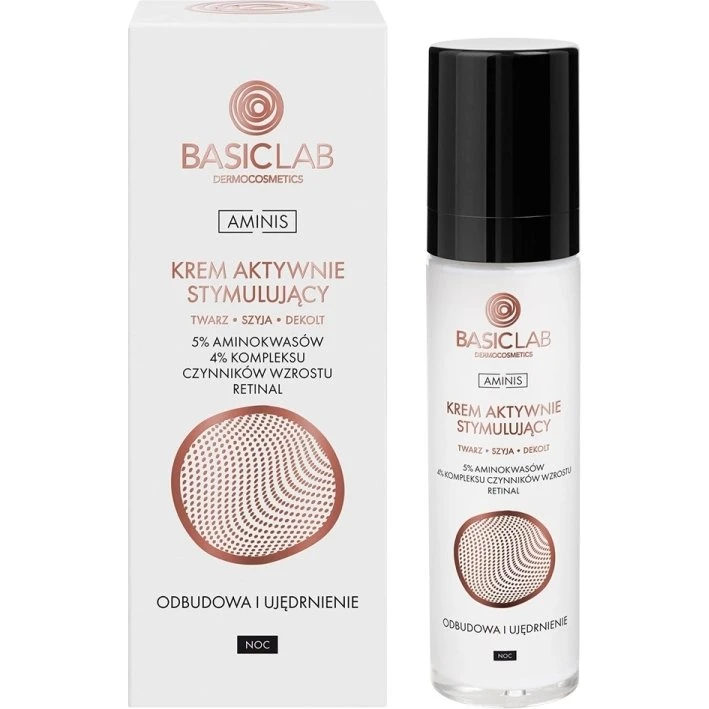 BasicLab Aminis Krem Odbudowa i Ujędrnienie 50 ml