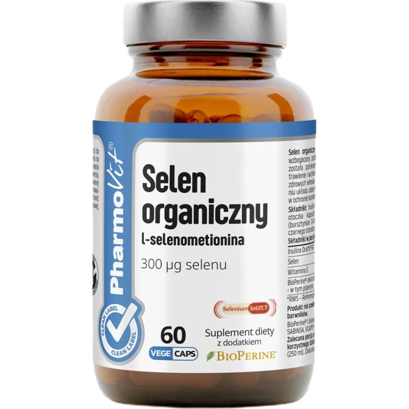 Pharmovit Selen Organiczny 300µg 60 kapsułek