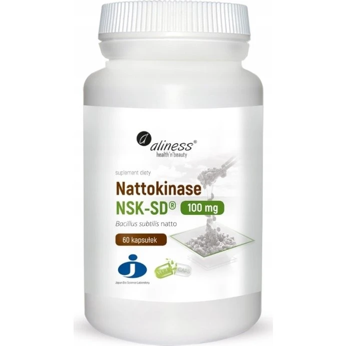 Aliness Nattokinase NSK-SD 100 mg 60 kapsułek